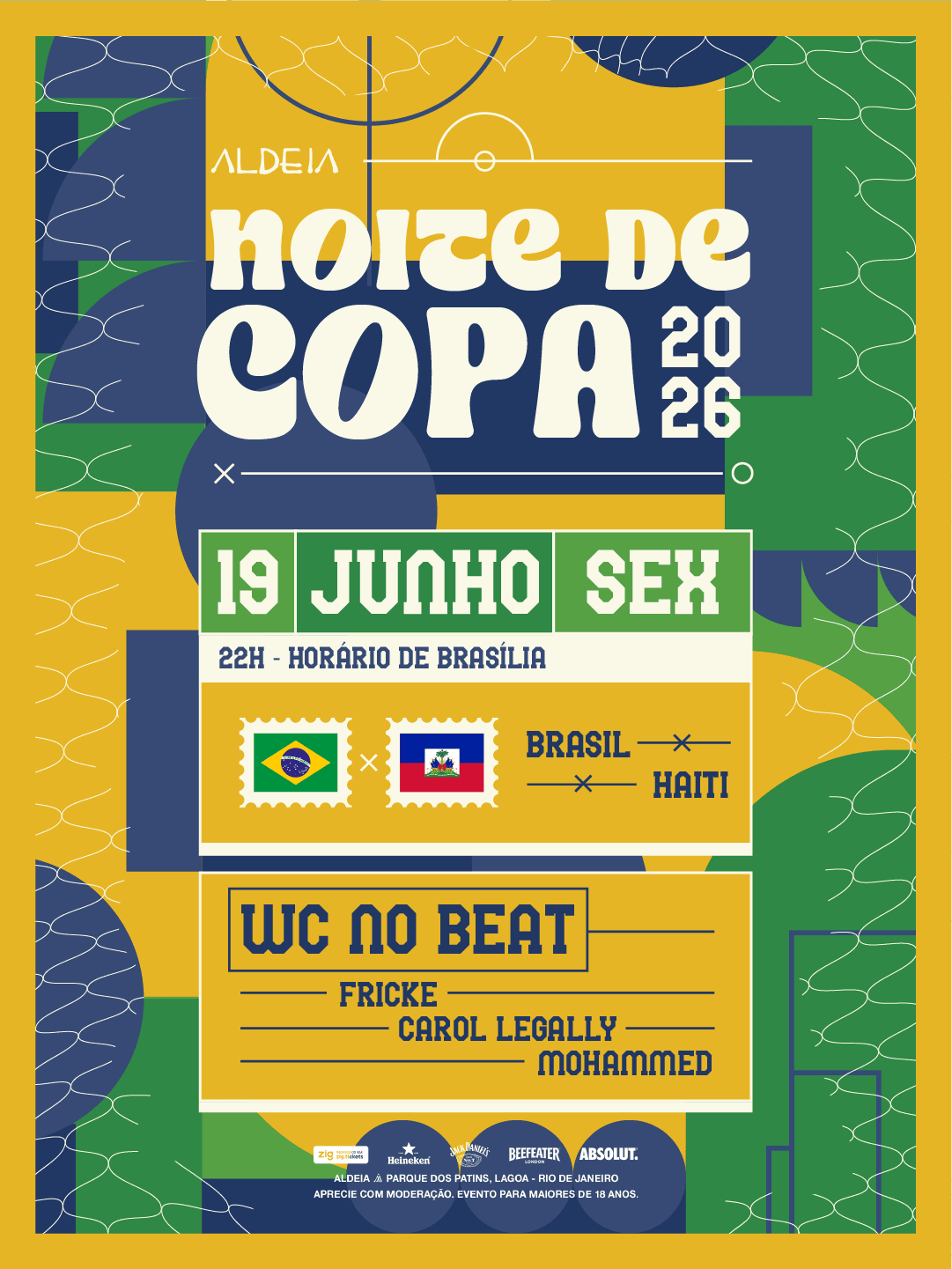 NOITE DE COPA - Aldeia Lagoa - 19/06 (foto do evento)