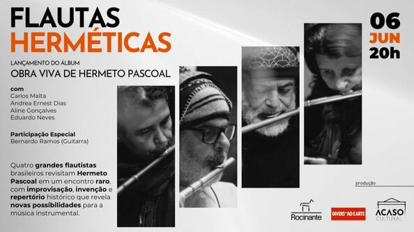 Flautas herméticas – lançamento do álbum Obra viva de Hermeto Pascoal (foto do evento)