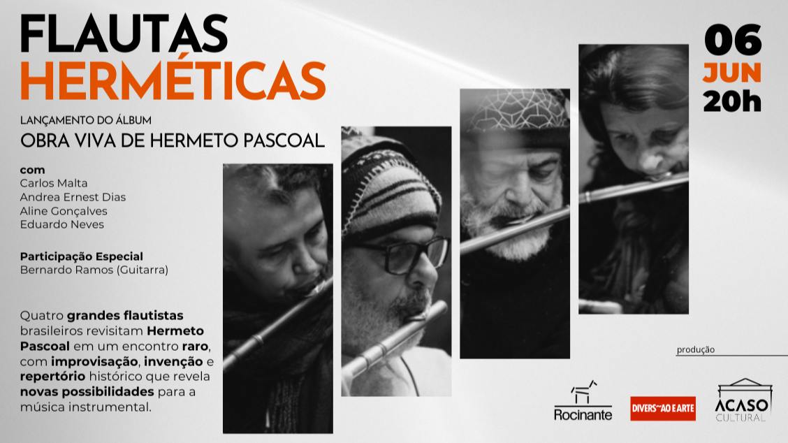 Flautas herméticas – lançamento do álbum Obra viva de Hermeto Pascoal (foto do evento)