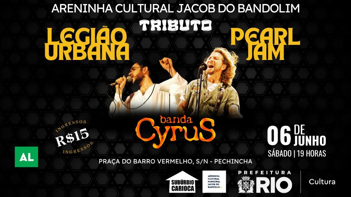 Tributo legião urbana e pearl jam - banda cyrus (foto do evento)