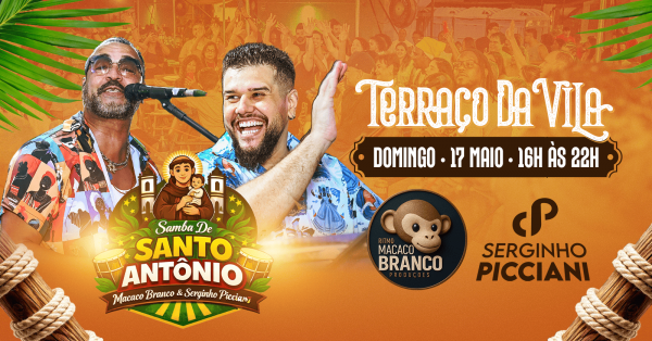 Samba de santo antônio no terraço da vila (foto do evento)