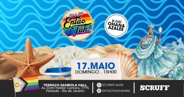 ENTÃO TAH! B-day OHANA AZALEE -  RODA DE SAMBA LGBTQIAPN+ (foto do evento)