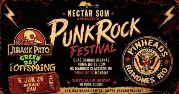 Tributos ramones & green day - nectar som - festival de rock (foto do evento)
