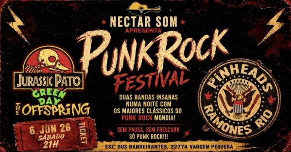 Tributos ramones & green day - nectar som - festival de rock (foto do evento)