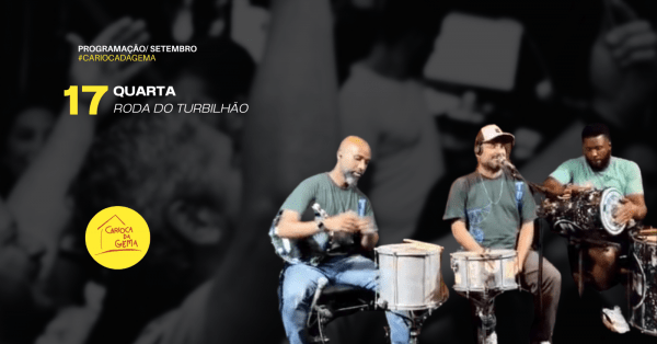 Roda de samba do turbilhão carioca (foto do evento)