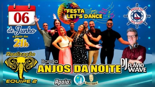 Banda ANJOS DA NOITE - Festa Let's Dance (foto do evento)