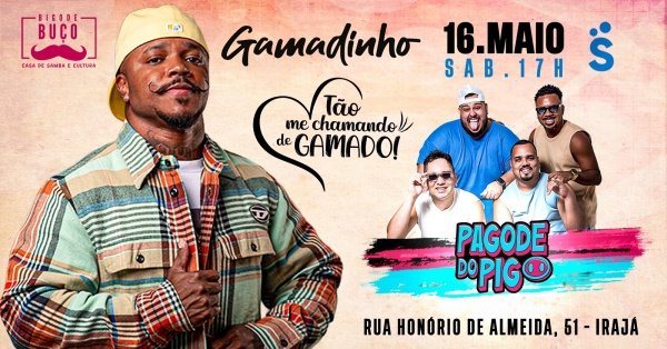 Tão me chamando de Gamado! Pagode do Pig e Gamadinho (foto do evento)