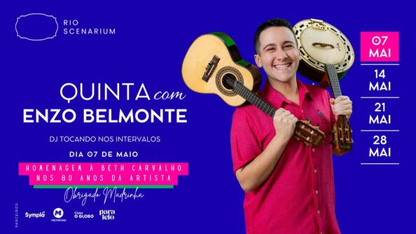 Quintas de samba com enzo belmonte (foto do evento)