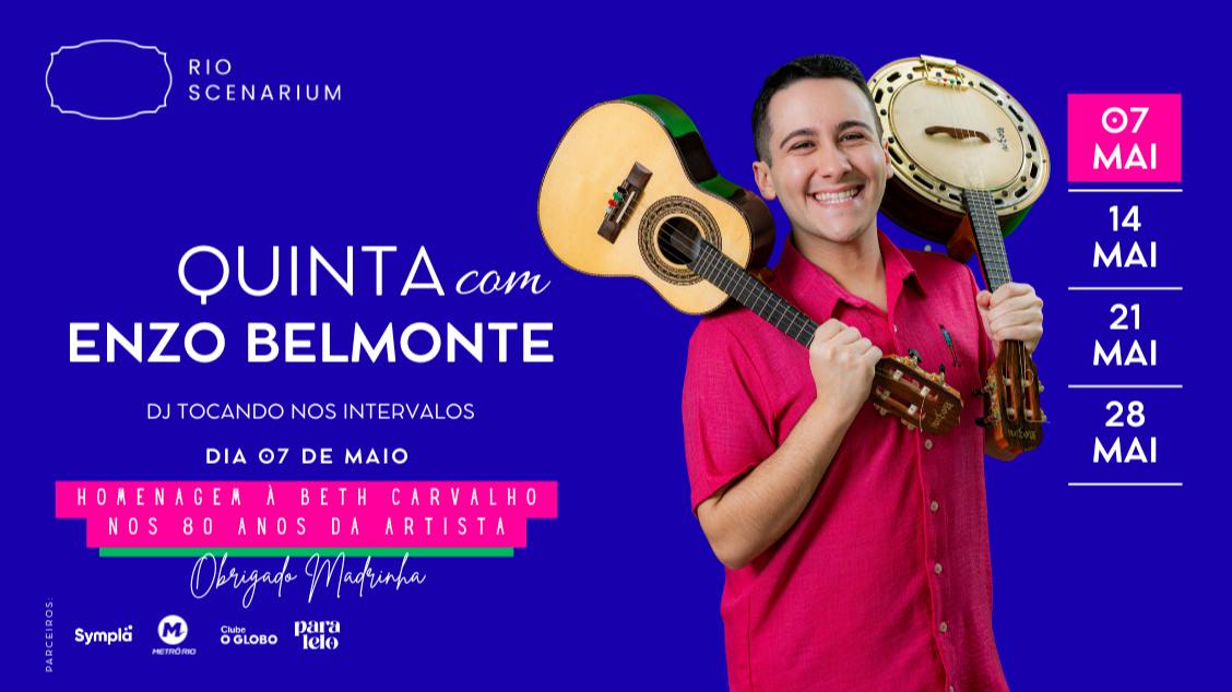 Quintas de samba com enzo belmonte (foto do evento)