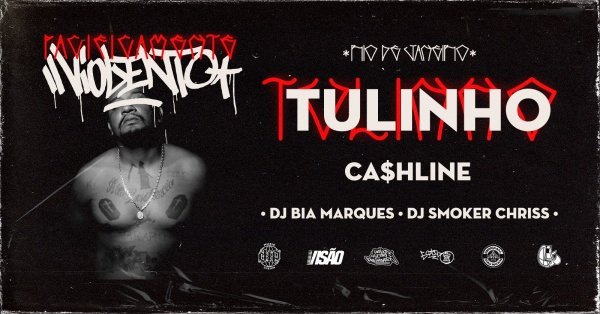 Tulinho no Visão Vidigal + Ca$hline + DJ Bia Marques (foto do evento)