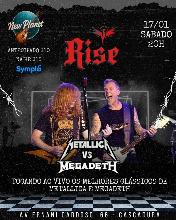 METALLICA x MEGADETH (foto do evento)