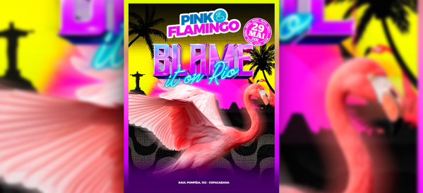 Pink Flamingo | Blame it On Rio |Sexta 29 de Maio (foto do evento)