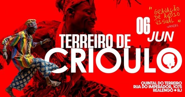 Terreiro de Crioulo - Gravação de Áudio Visual (foto do evento)