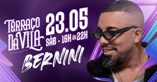Bernini no terraço da vila (foto do evento)