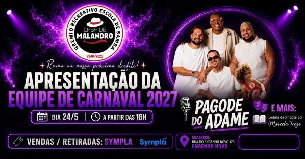lancamento enredo e show do pagode do adame (foto do evento)