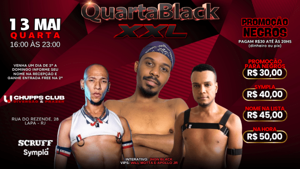 Quarta black xxl (foto do evento)