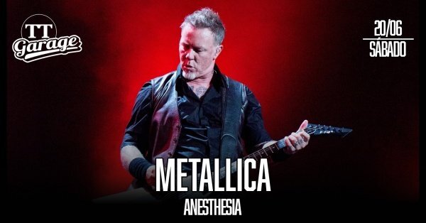 Tributo Metallica com a banda Anesthesia - Sábado - 20/06 (foto do evento)