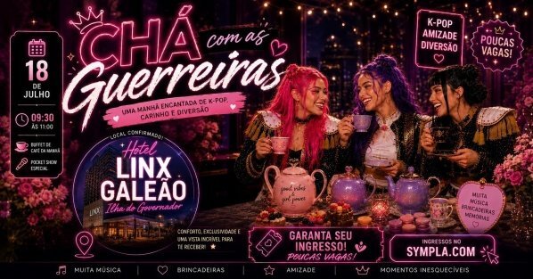 Chá com as guerreiras (foto do evento)