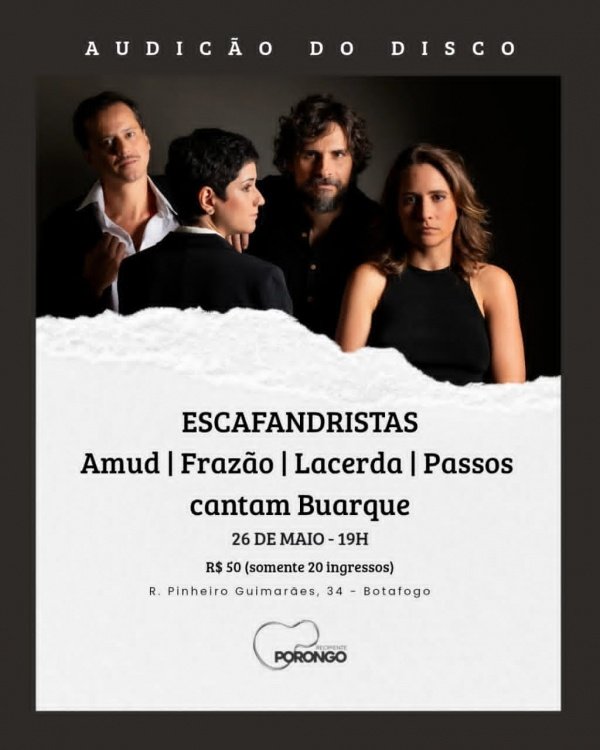Audição disco Escafandristas (foto do evento)