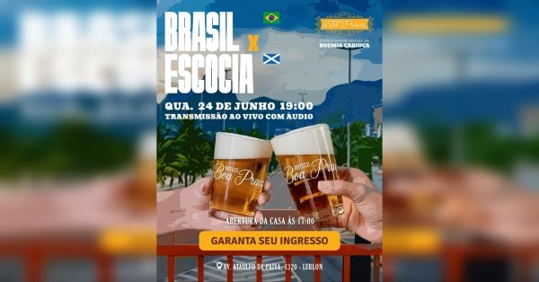 Copa do mundo brasil x escocia|boa praça leblon (foto do evento)