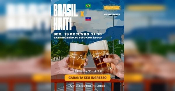 Copa do mundo brasil x haiti|boa praça leblon (foto do evento)