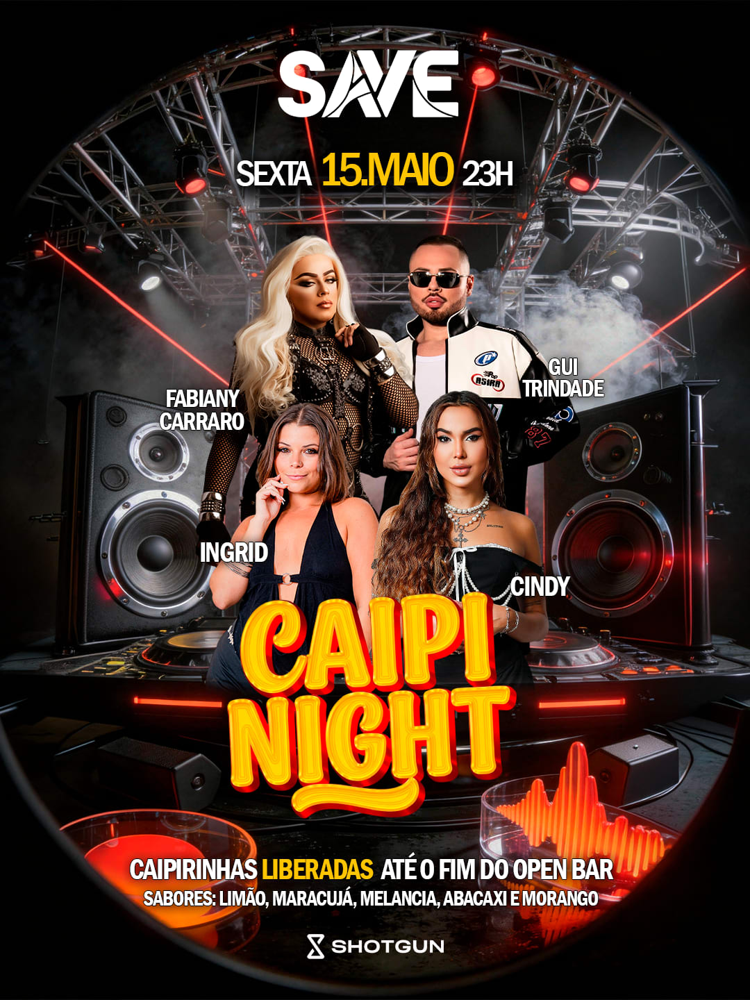 Save - Caipi Night | Open Bar | 75 Reais A Noite Toda (foto do evento)