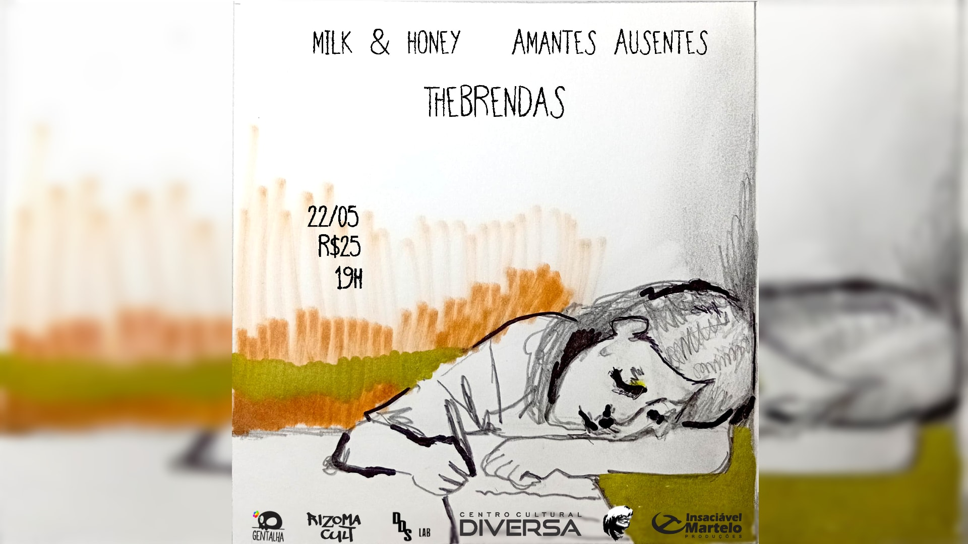 Thebrendas + Amantes Ausentes + Milk & Honey (foto do evento)