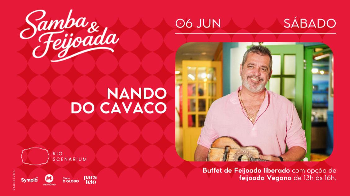Samba & feijoada com nando do cavaco no rio scenarium  06.06 (foto do evento)