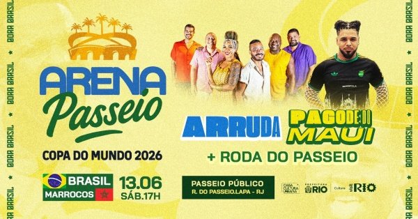Arena Passeio - Copa do Mundo 2026 - Brasil x Marrocos (foto do evento)