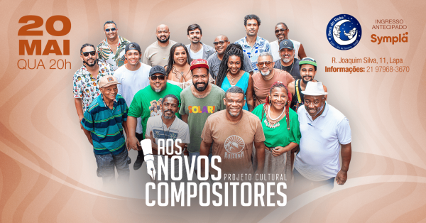 Roda de samba do aos novos compositores (foto do evento)