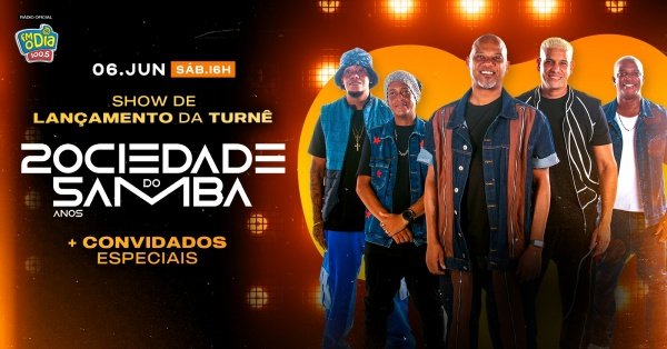 Sociedade do samba - lançamento da turnê  2026 (foto do evento)