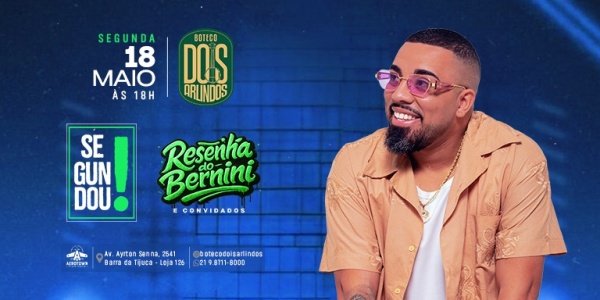 Resenha do bernini (foto do evento)