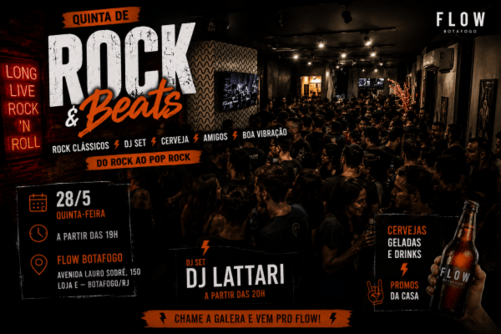 Rock na flow - com marcelo lattari dj (foto do evento)