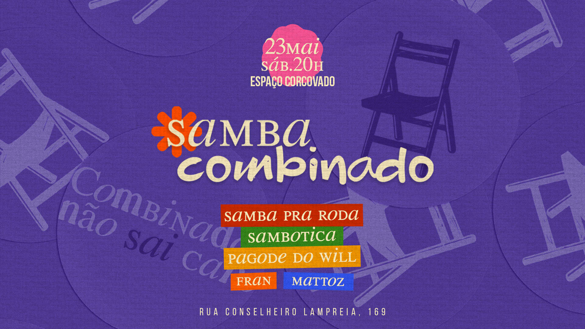 Samba Combinado | 23/05 | Sambotica, Pra Roda, Will E + (foto do evento)