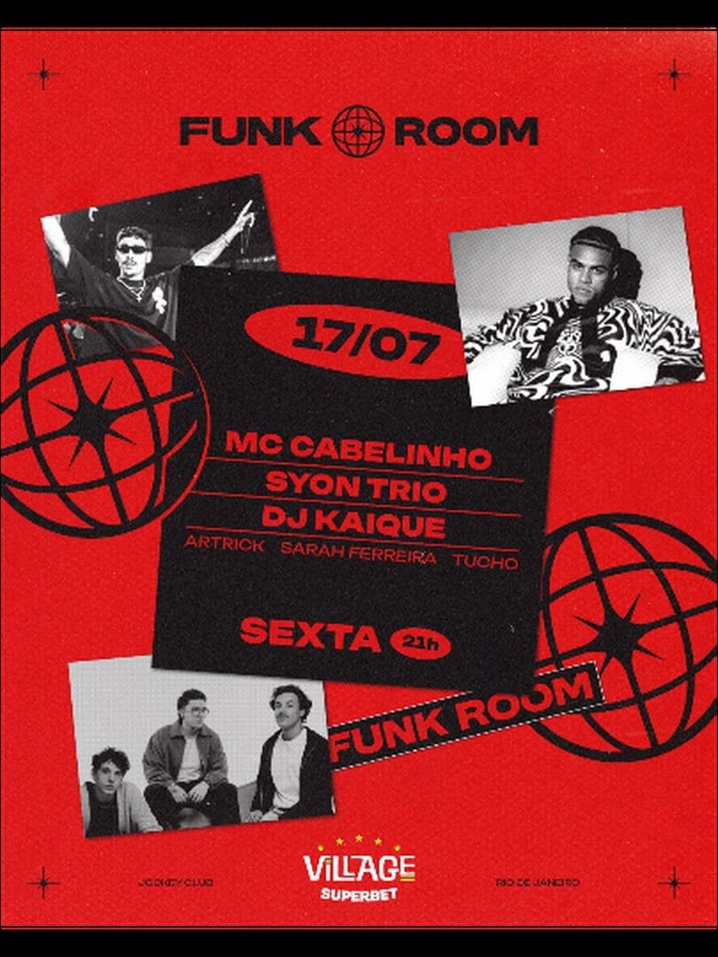 Village 2026 : FUNK ROOM c/ Mc Cabelinho & Syon Trio (Arena) (foto do evento)