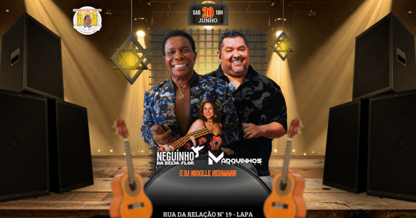 Casarão do firmino convida: marquinhos sensação e neguinho da beija-flor (foto do evento)