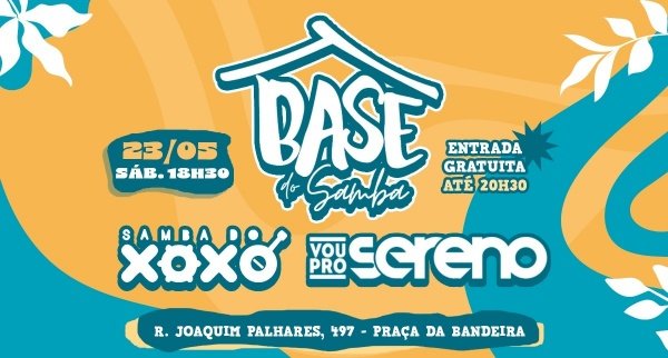 Samba do xoxó e vou pro sereno - base do samba (foto do evento)