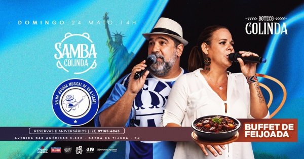 SAMBA COLINDA (24/05) com a Velha Guarda Musical da Vila Isabel (foto do evento)