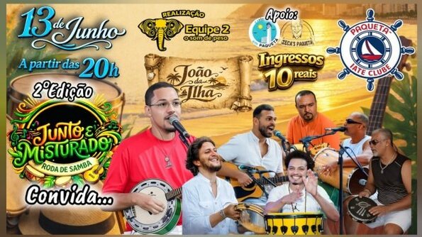 Roda de Samba JUNTO E MISTURADO Convida JOÃO DA ILHA (foto do evento)