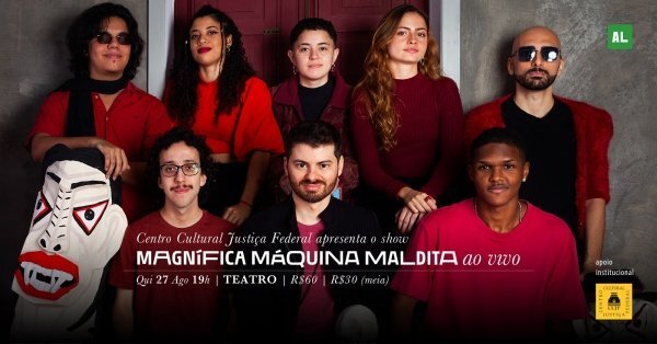 Magnífica Máquina Maldita no CCJF (foto do evento)