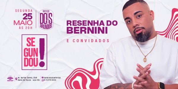 Resenha do bernini (foto do evento)