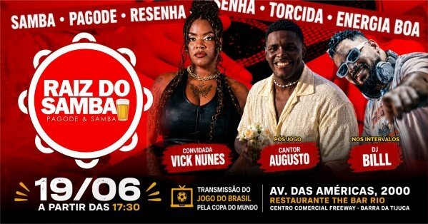 Raiz do Samba - Cantor Augusto convida Vick Nunes (foto do evento)