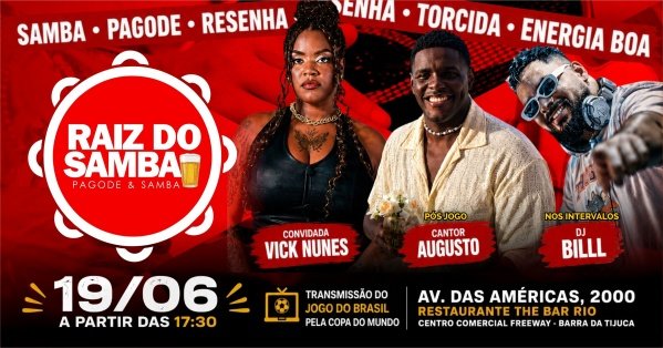 Raiz do Samba - Cantor Augusto convida Vick Nunes (foto do evento)
