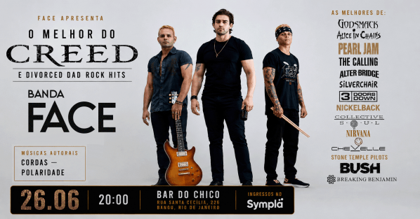 Banda Face apresenta: O Melhor do Creed & Divorced Dad Rock Hits (foto do evento)