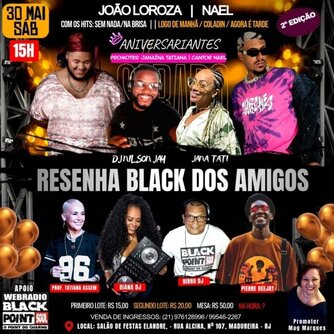 Resenha Black dos Amigos (foto do evento)