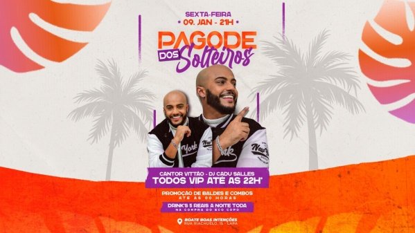 Pagode dos Solteiros |Boate Boas Intenções - Lapa (foto do evento)