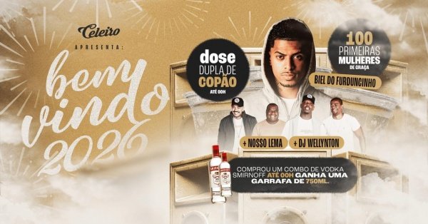 Bem vindo 2026 (foto do evento)