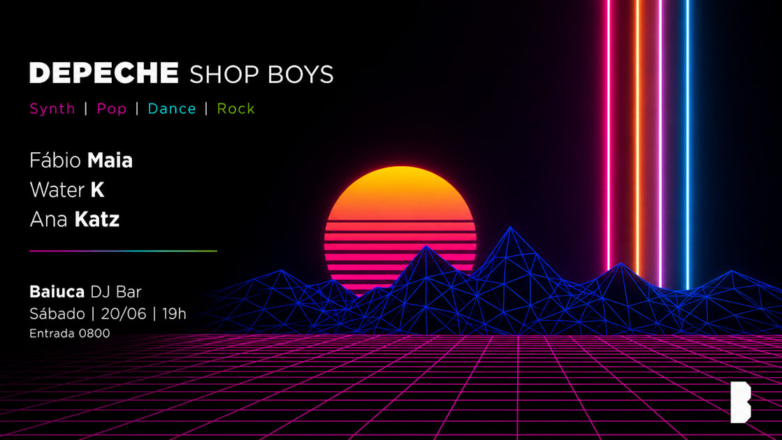 Depeche Shop Boys #Ano2 - Entrada 0800 (foto do evento)