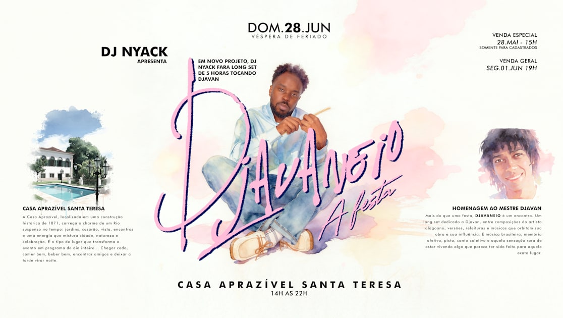 Djavaneio : A Festa | 28.06 | Casa Aprazível Santa Teresa (foto do evento)
