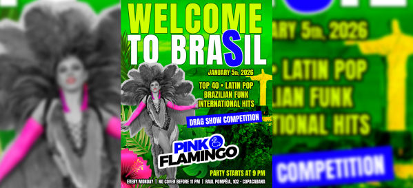 Pink Flamingo |Welcome to Brasil | Segunda, 05 de Janeiro 21h (foto do evento)